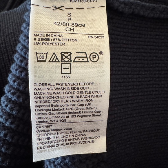 Banana Republic Navy Blue Button up cardigan - Picture 4 of 7